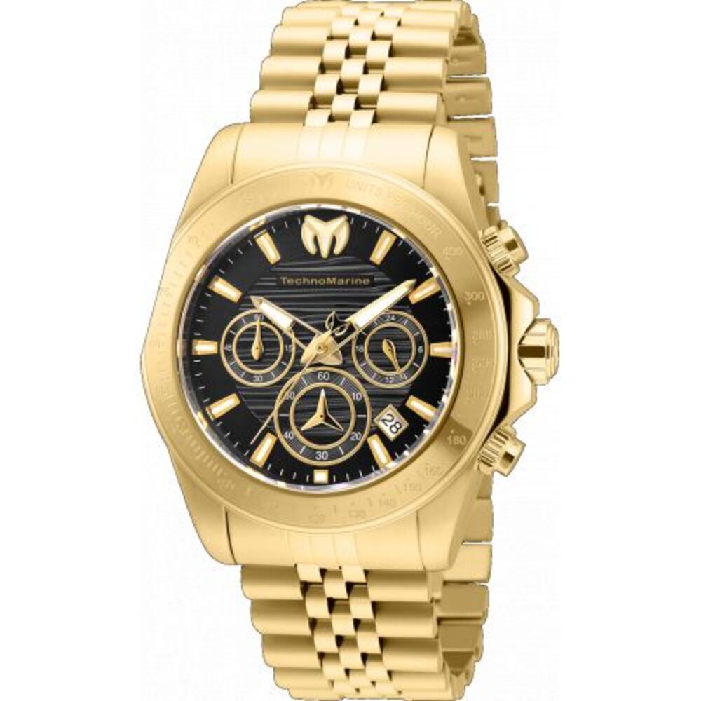 Technomarine Men's Manta Black Dial Watch - TM-219023